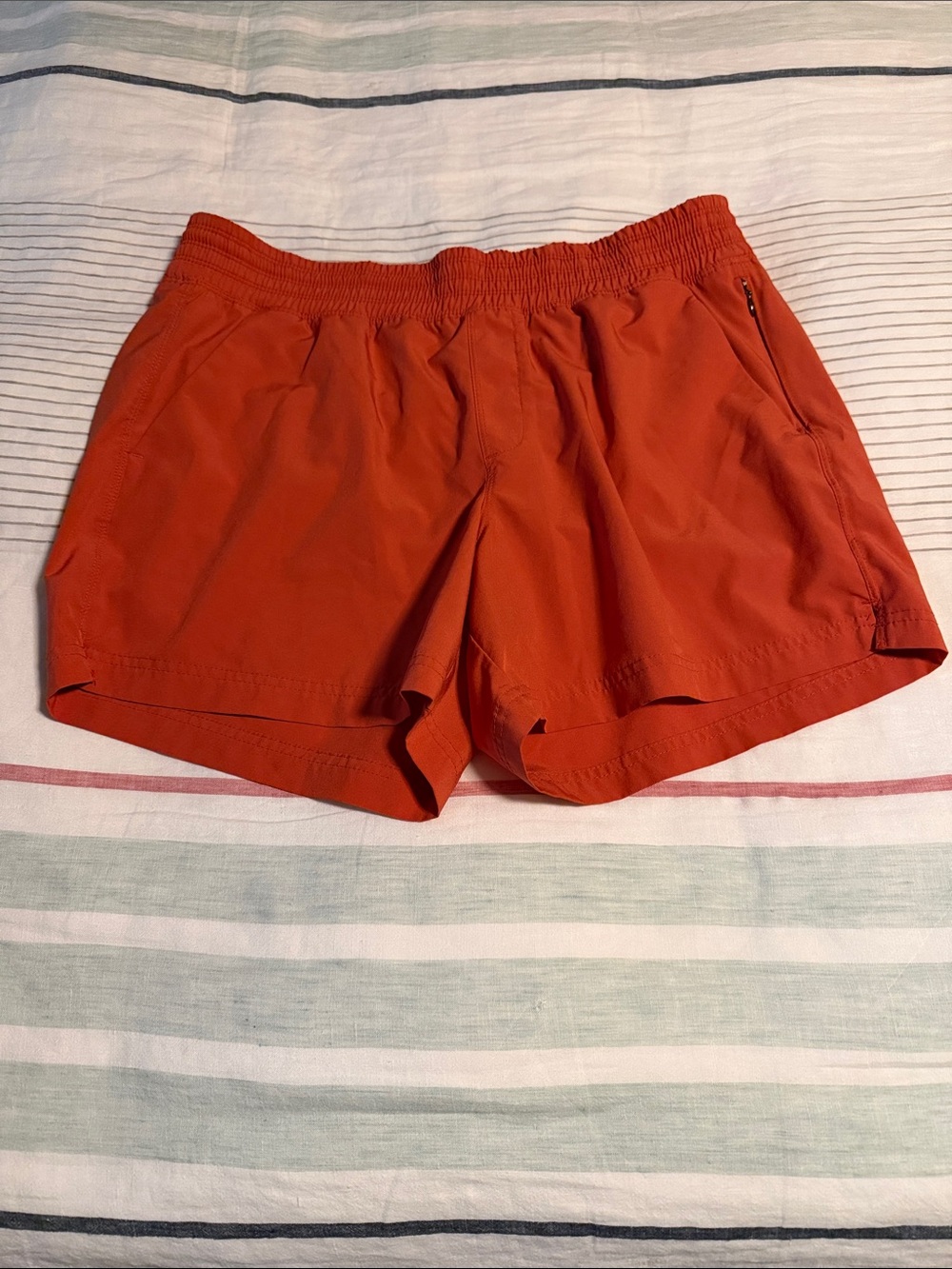 Old Navy Active Rust Orange Drawstring Athletic Shorts